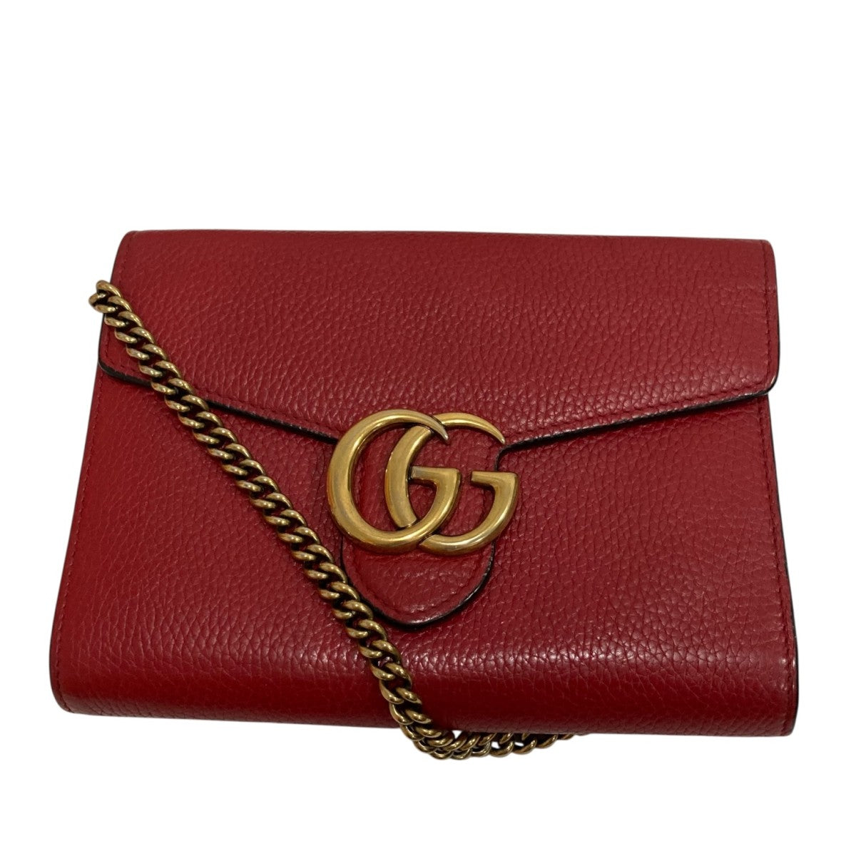 【極美品】GUCCI パール　コンチネンタルウォレット　長財布　GGマーモント GUCCI(グッチ) コンチネンタルウォレット GGマーモント長財布