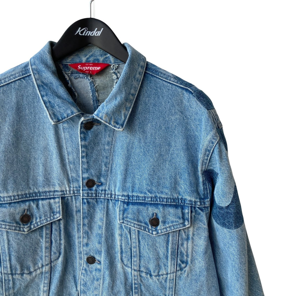 XL新品！Supreme InsetロゴDenim Truckerジャケット黒 Supreme Inset  