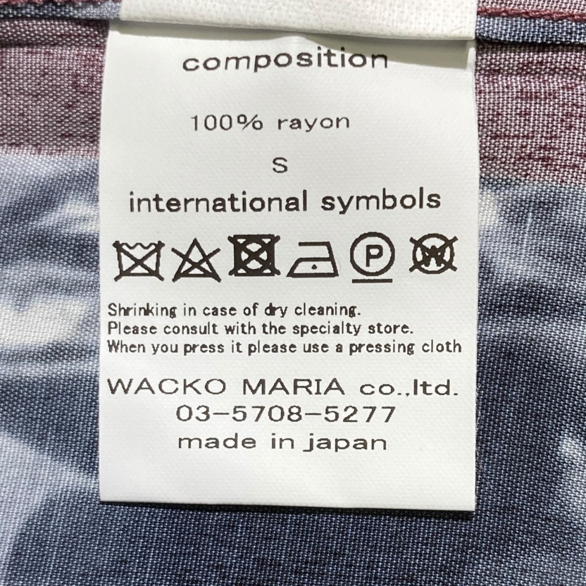 WACKO MARIA HAWAIIAN SHIRT S SオープンカラーシャツBOBMARLEY-WM-HI09 古着・中古-5枚目のアイテム画像