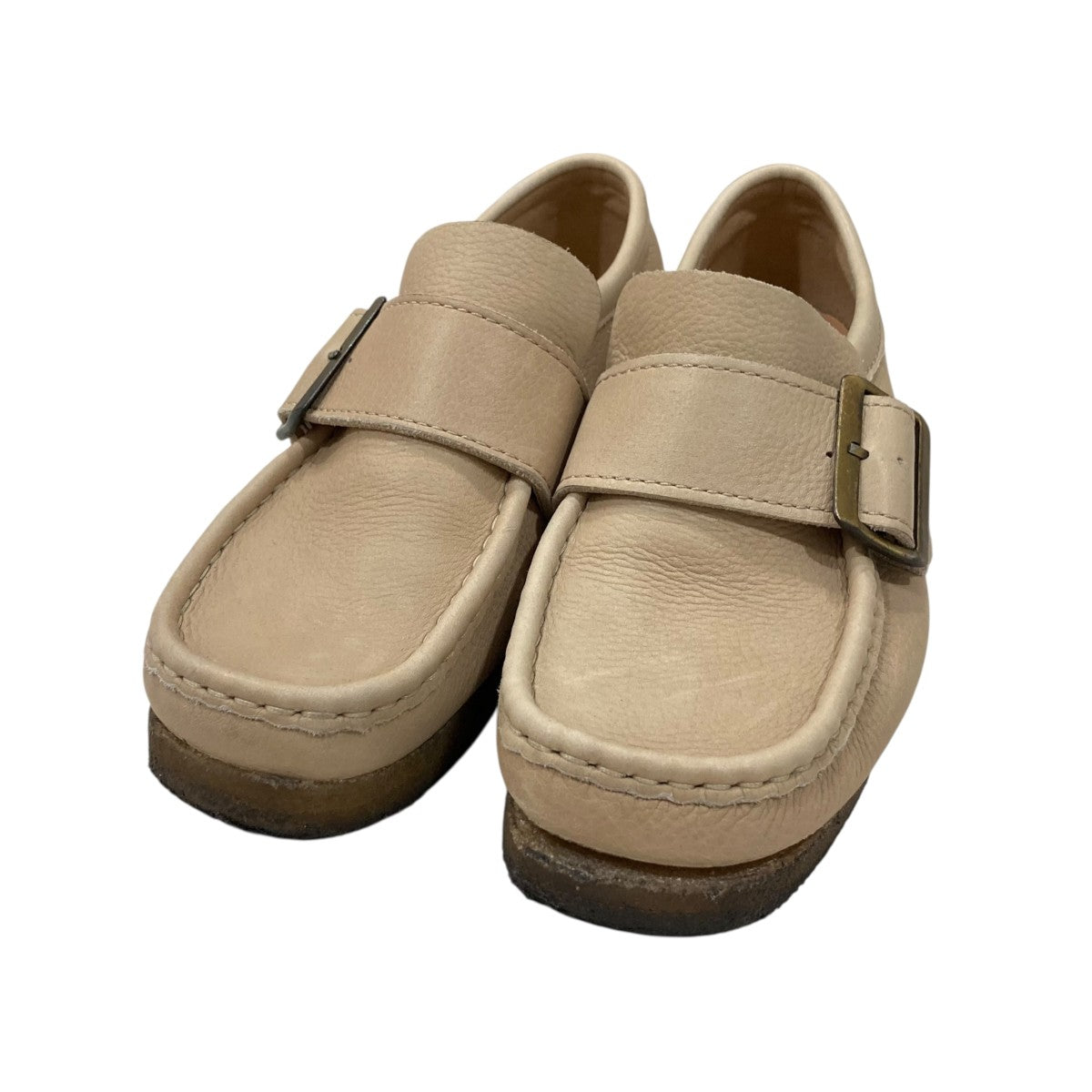 CLARKS UA別注 WALLABEEモンクレザーシューズ 古着・中古-1枚目のアイテム画像