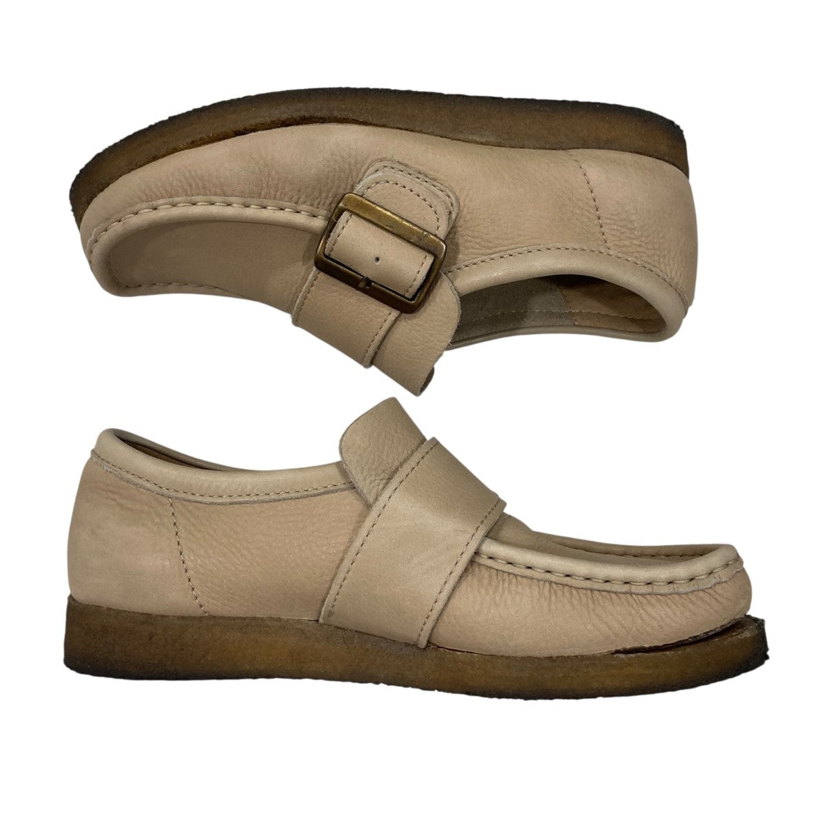 CLARKS UA別注 WALLABEEモンクレザーシューズ 古着・中古-5枚目のアイテム画像
