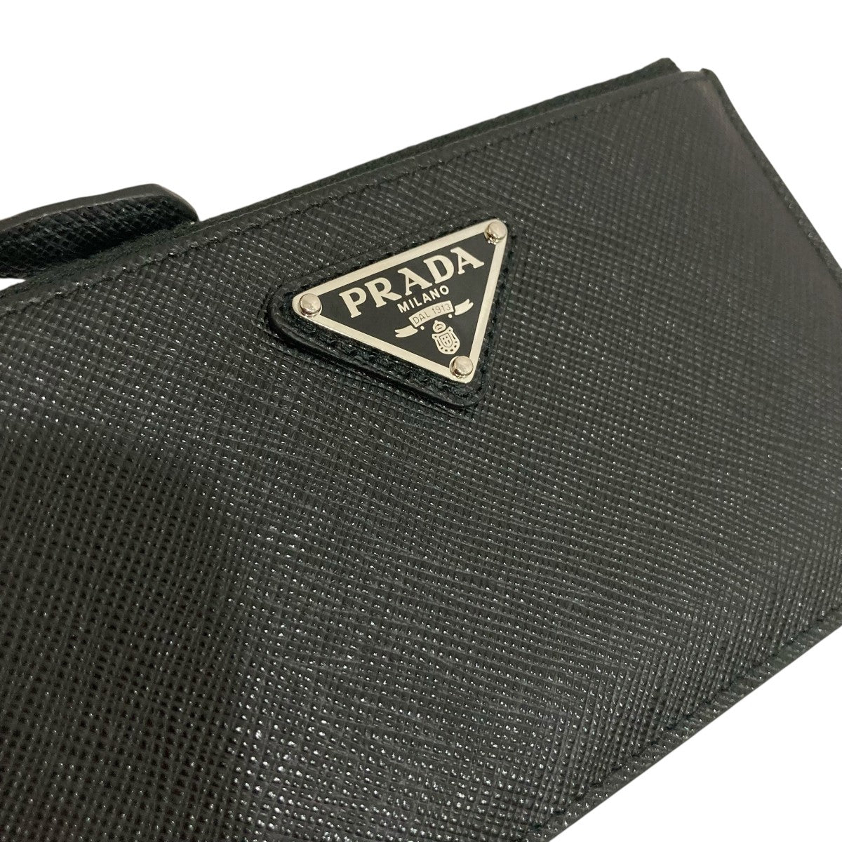 PRADA アダプター ケース ブラック Prada レザースマホケース