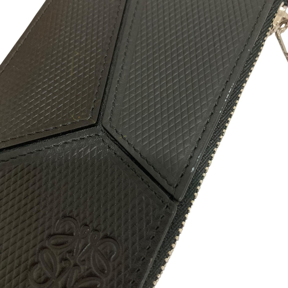 LOEWE☆パズルロングコインカードホルダー　ブラック LOEWE(ロエベ) パズル ロングコインカードホルダー 262240