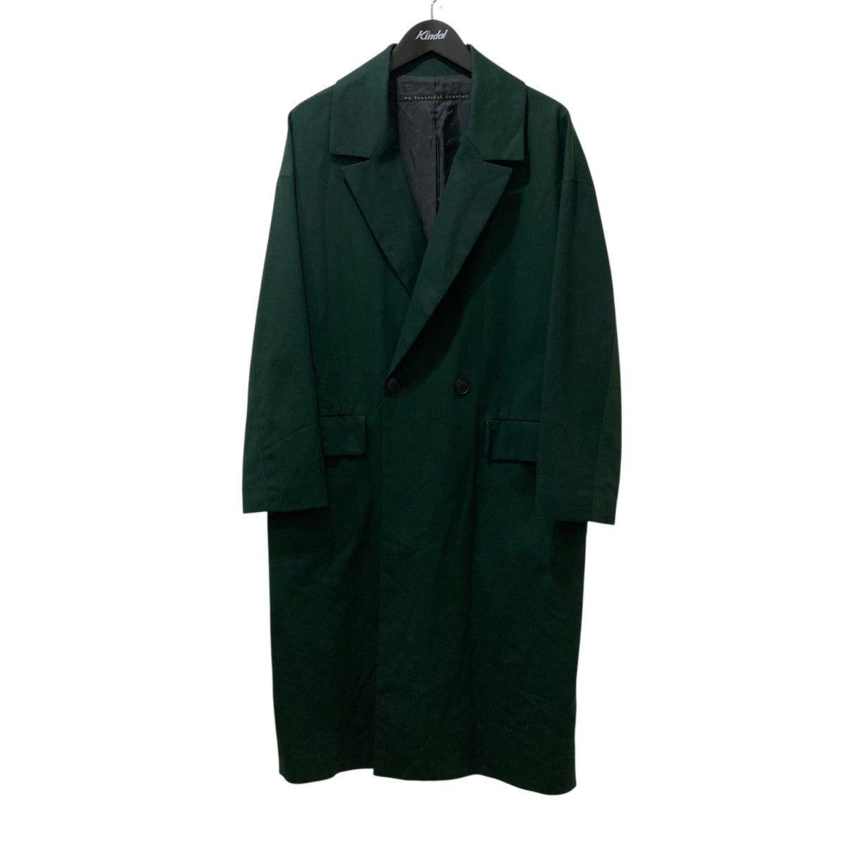 美品 my beautiful landlet ビッグサイズ チェスターコート My Beautiful Landlet(マイビューティフルランドレット) ダブル