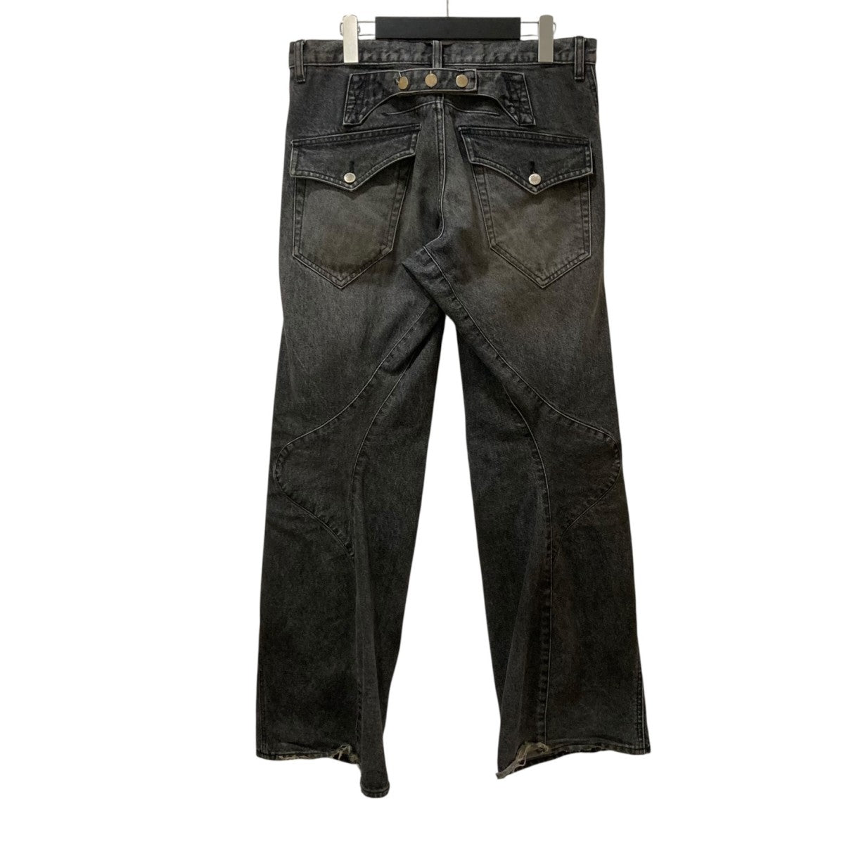 NVRFRGT(ネバーフォーゲット) 3D TWISTED WIDE LEG JEANSデニム