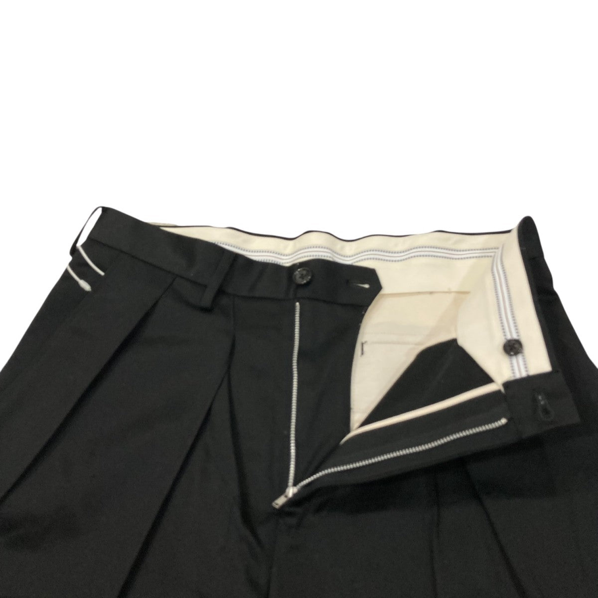 KHOKI 2025SS Pleat-design ハーフパンツ 115343026 古着・中古-3枚目のアイテム画像