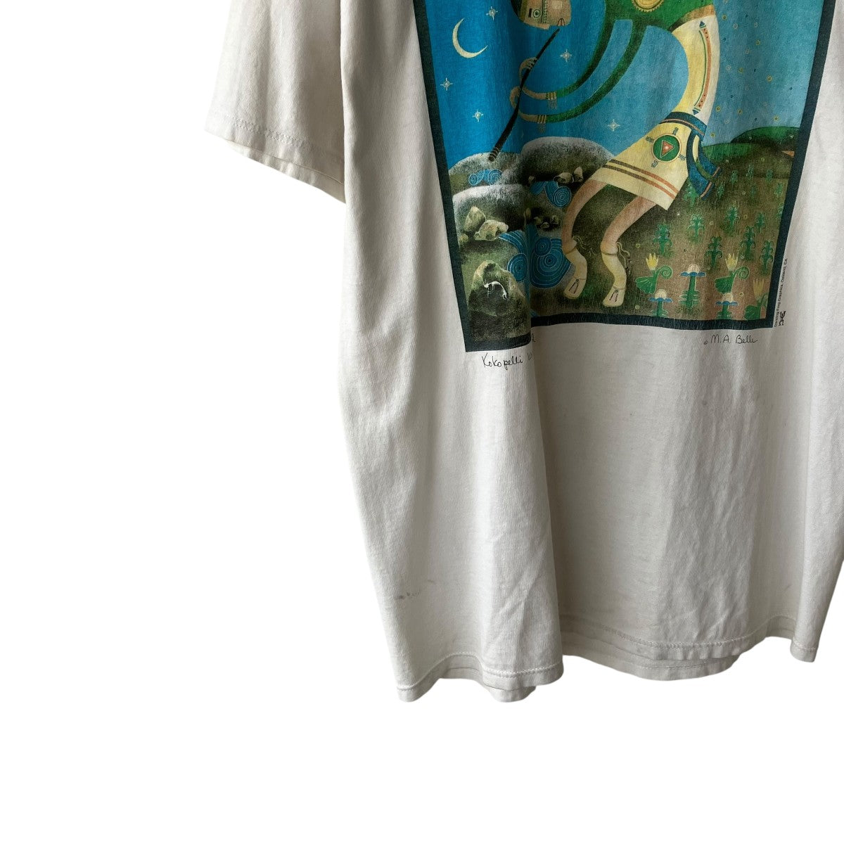 VINTAGE 90sKOKOPELLI WALKS THE LANDTシャツ 古着・中古-4枚目のアイテム画像