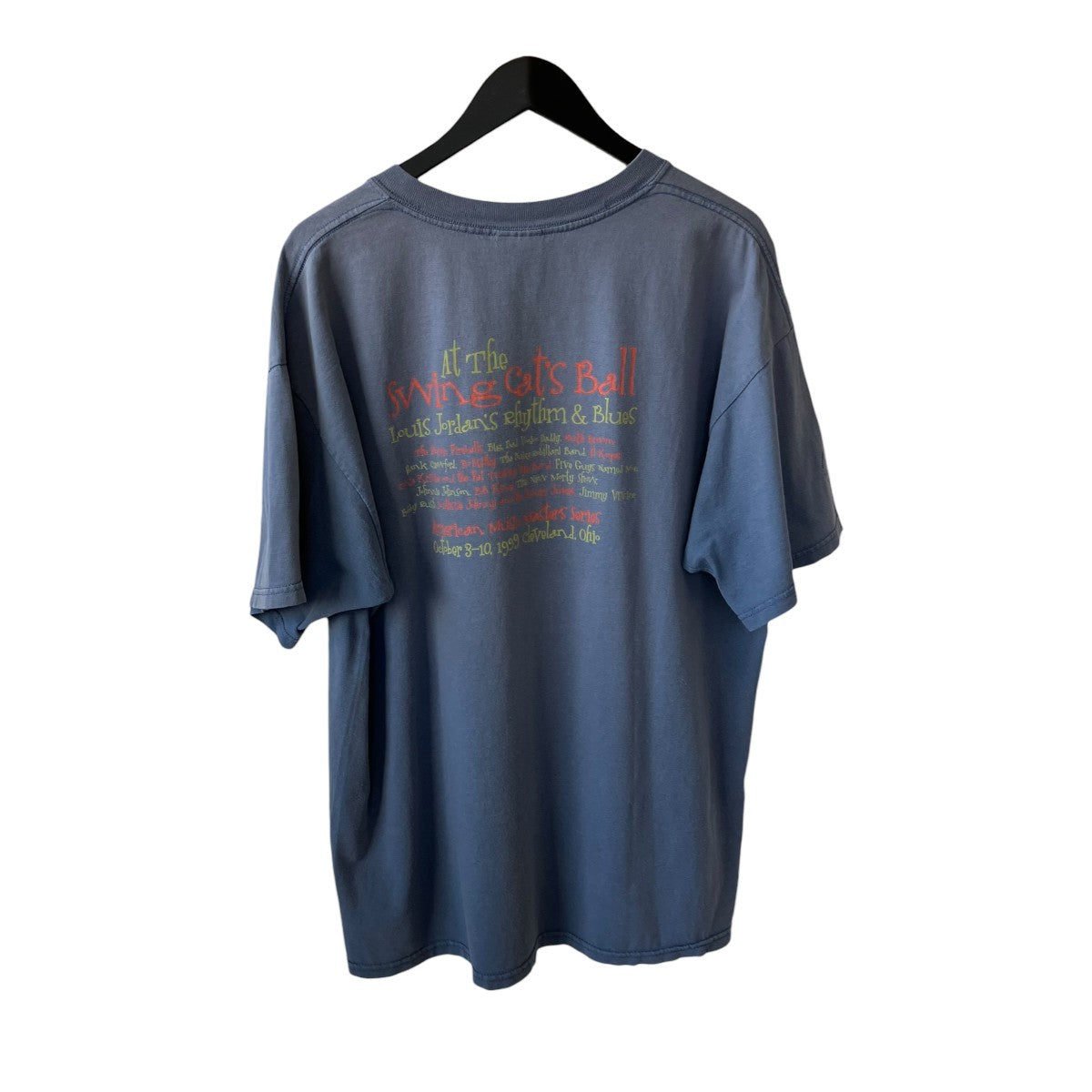 VINTAGE 90sat the swing cats ballTシャツ 古着・中古-2枚目のアイテム画像