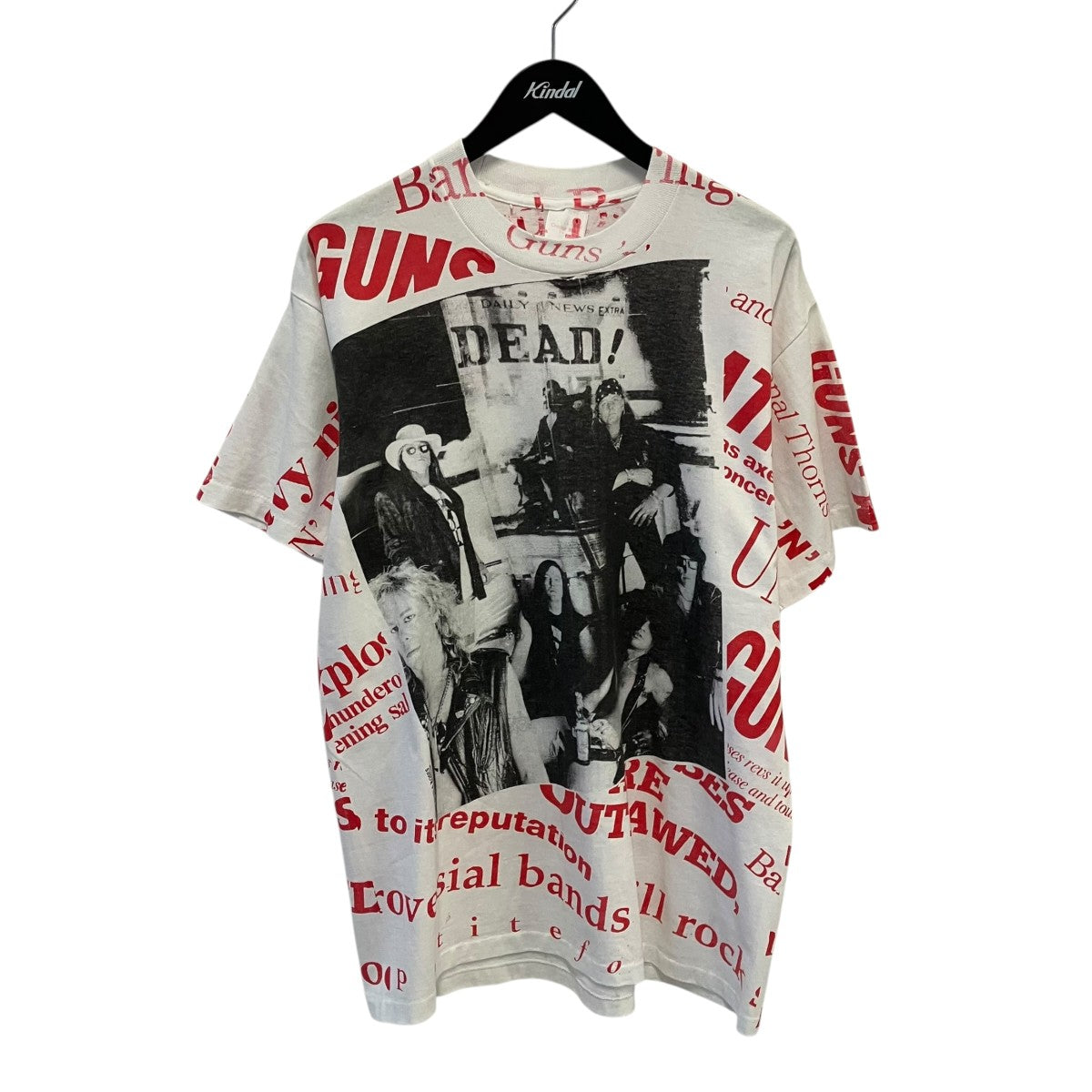 90sGUNS N ROSES 91年 ALL OVERPRINTTシャツ
