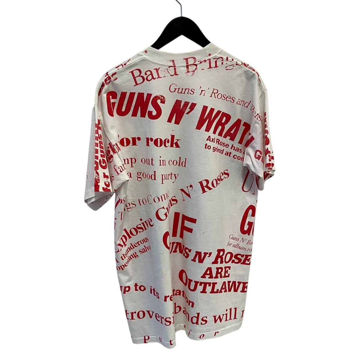 90sGUNS N ROSES 91年 ALL OVERPRINTTシャツ