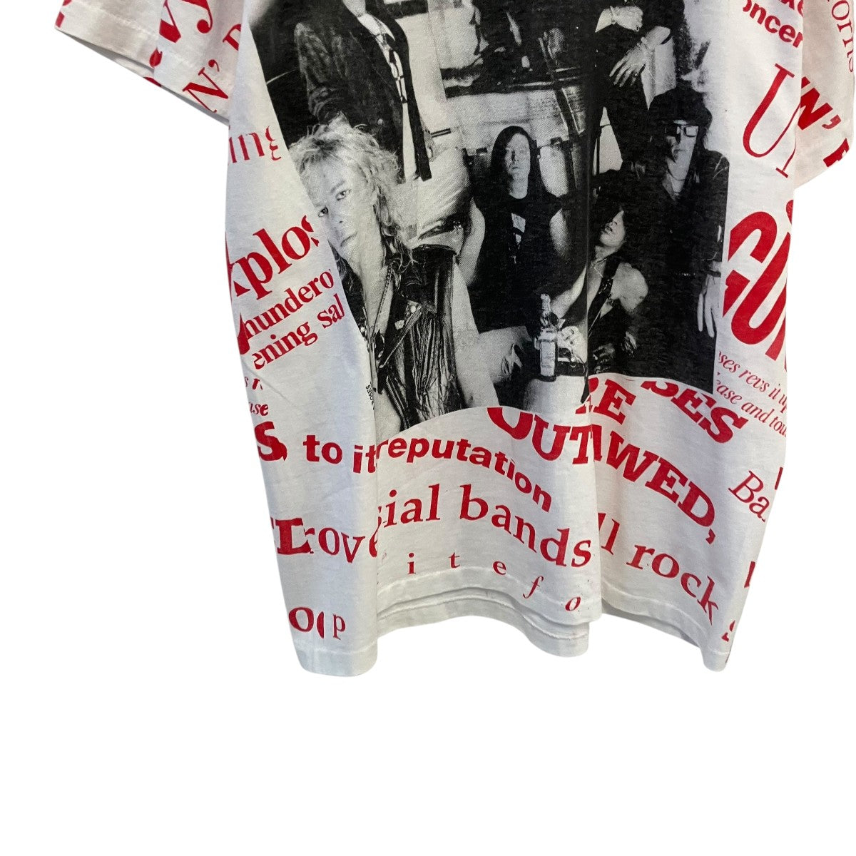 90sGUNS N ROSES 91年 ALL OVERPRINTTシャツ
