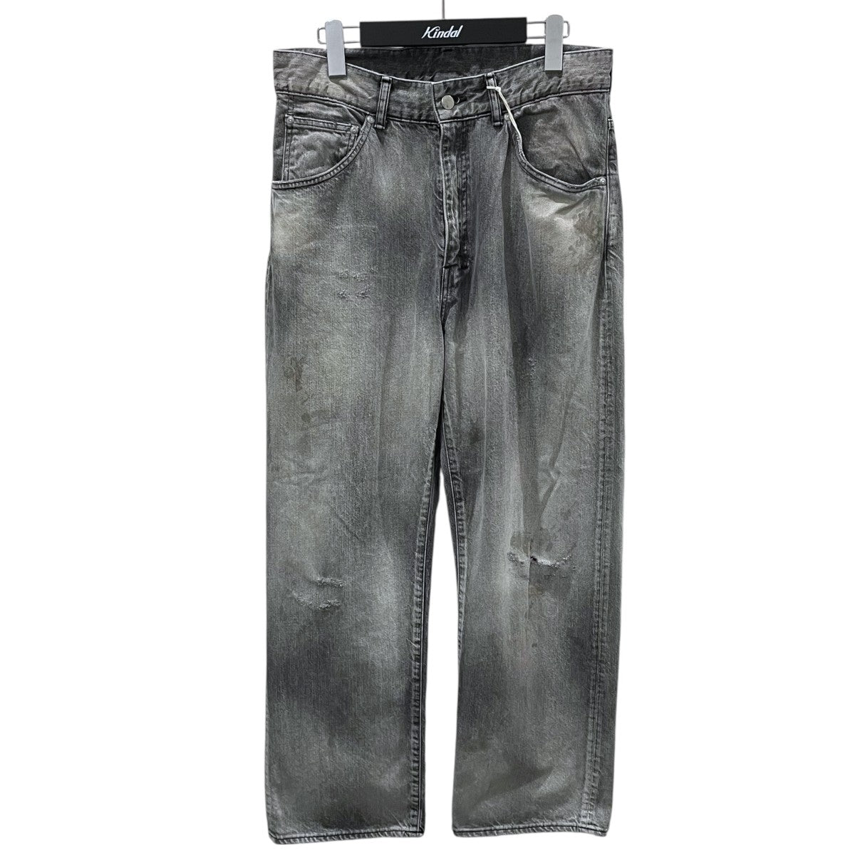 ANCELLM タペルドデニムパンツ ブラック サイズ1 TAPERED 5P DENIM PANTS(BLACK) – ANCELLM