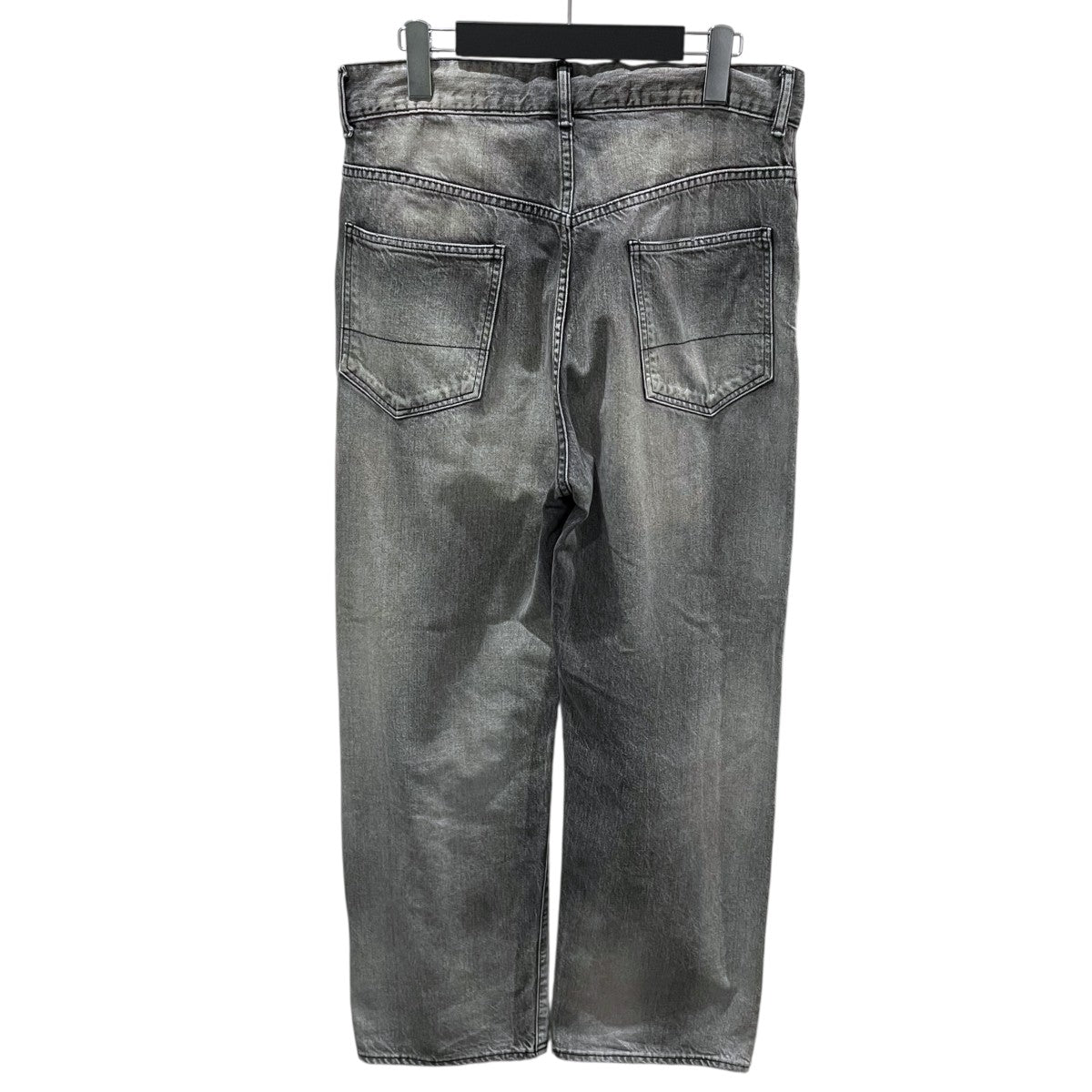 パンツ ANCELLM AGING BLACK DENIM STRAIGHT 5P ANCELLM - AGING WIDE DENIM 5P PANTS | BLACK | デニム | NapsNote