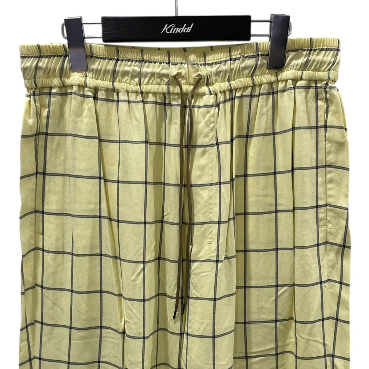 アンセルム　チェックスラックス ANCELLM アンセルム 23AW FLANNEL CHECK EASY SLACKS フランネル