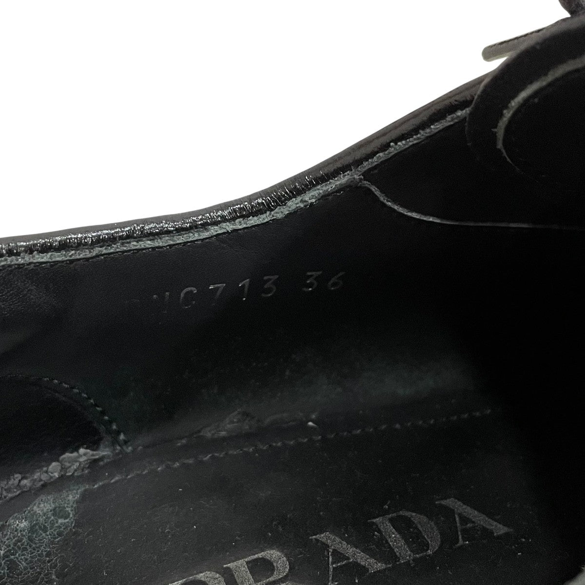 PRADA レザーシューズDNC713 古着・中古-10枚目のアイテム画像