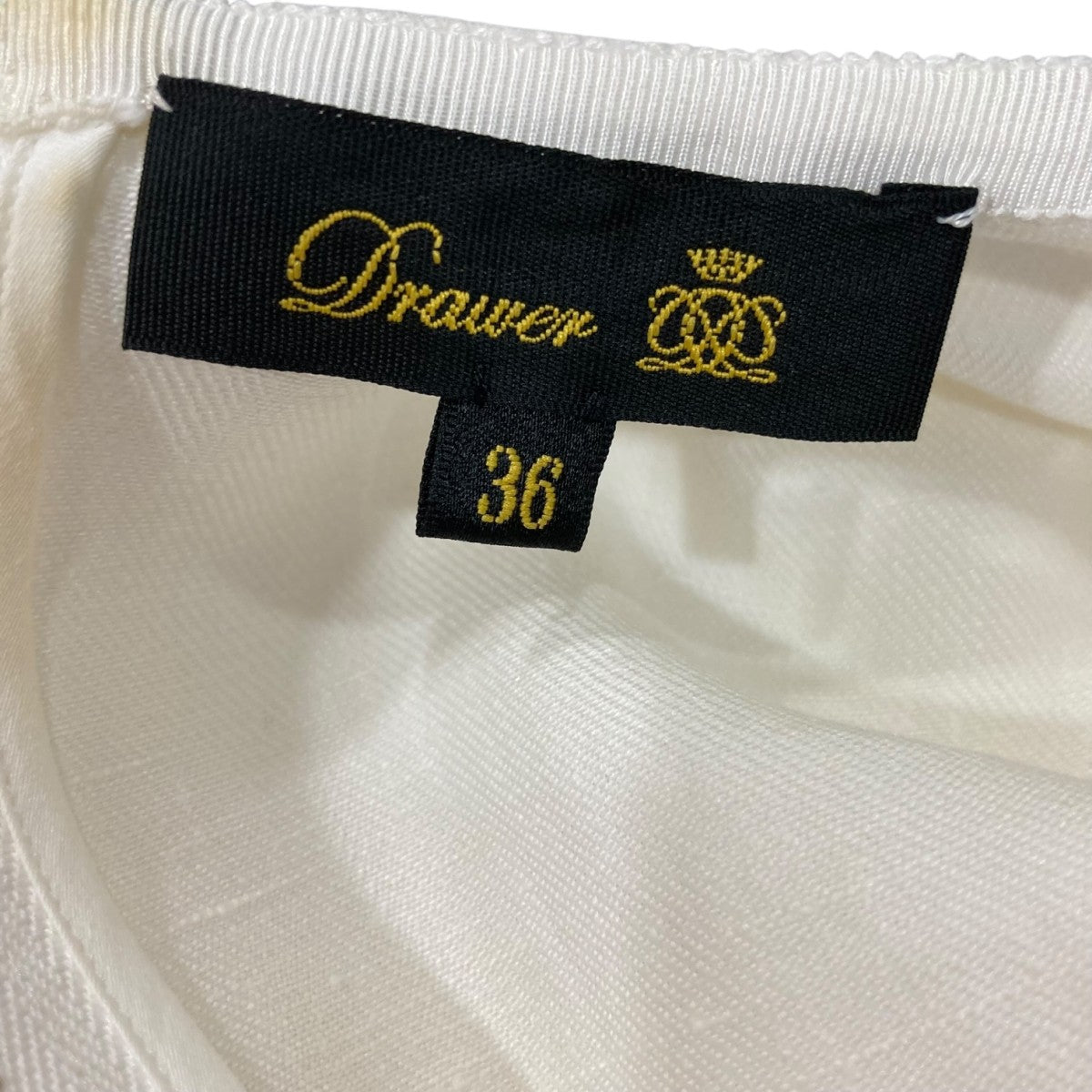 Drawer ノースリーブリネンワンピース6526-299-1283 古着・中古-8枚目のアイテム画像
