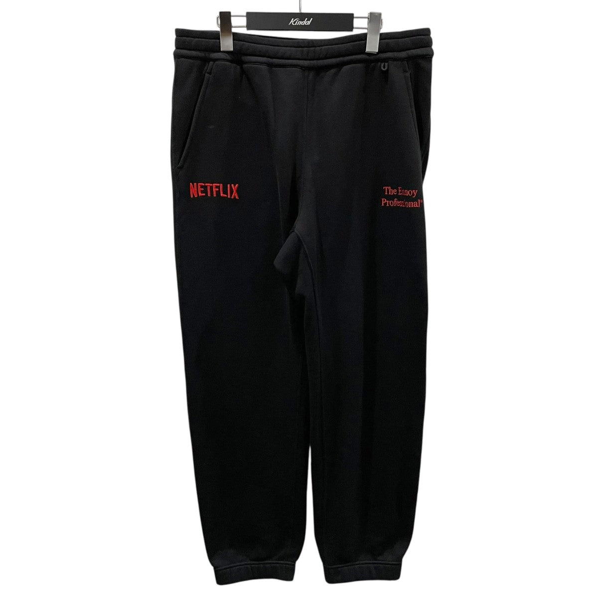 The Ennoy Professional×NETFLIX×スタイリスト私物 ロゴ刺繍スウェットパンツ AW23BRENPT06NTL 古着・中古-1枚目のアイテム画像