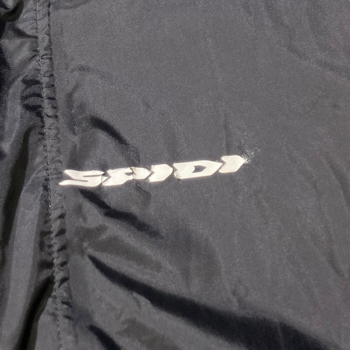 ALYX 17SSSPIDI BLACK RAINCOAT バックロゴナイロンレインコートX75 古着・中古-8枚目のアイテム画像