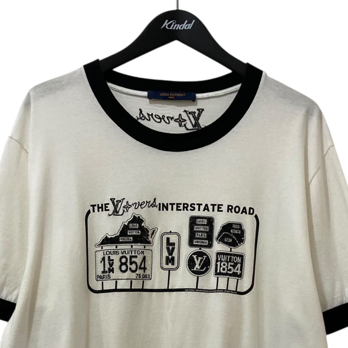 LOUIS VUITTON エンベリッシュド クルーネックTシャツ RM242M FG1 HRY82W 古着・中古-3枚目のアイテム画像
