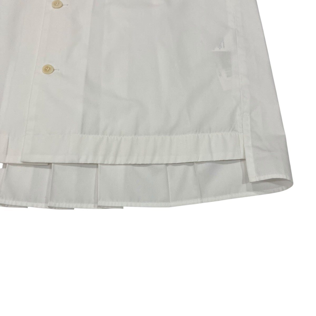 Sacai バックプリーツ シャツ sacai(サカイ) Cotton Poplin Shirt バックプリーツ半袖シャツ