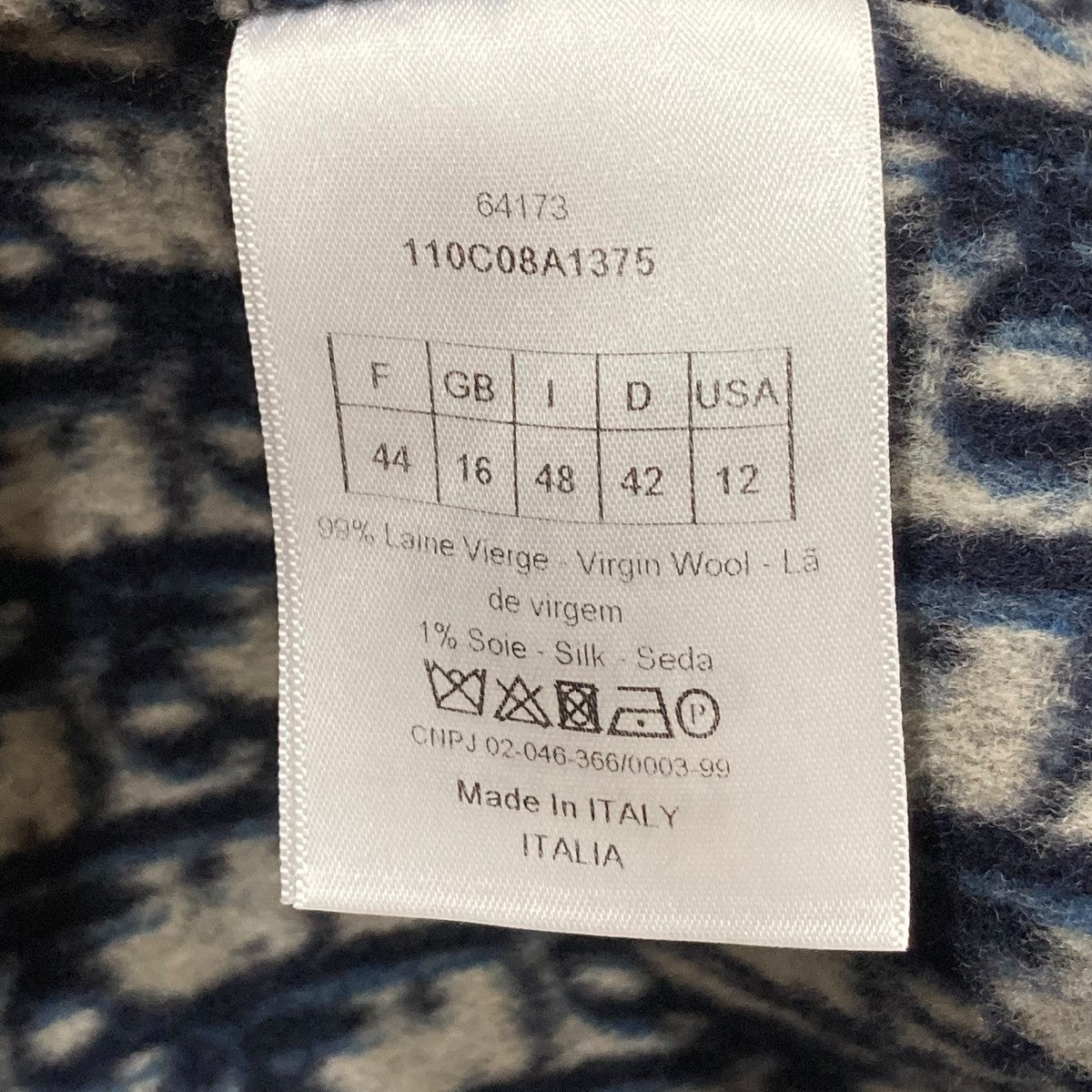 Christian Dior(クリスチャンディオール) Pコート110C08A1375