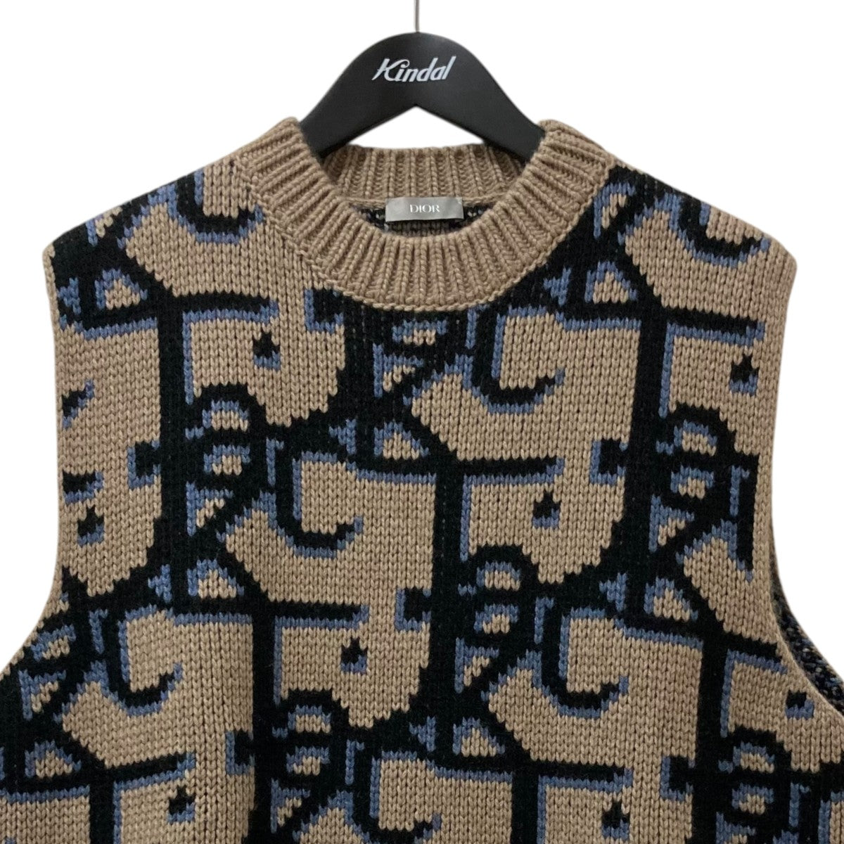 【美品】 Dior ディオール ニットベスト Vネック 秋冬 厚手 L相当 ニットベスト メンズ Dior(ディオール) - 海外通販のBUYMA