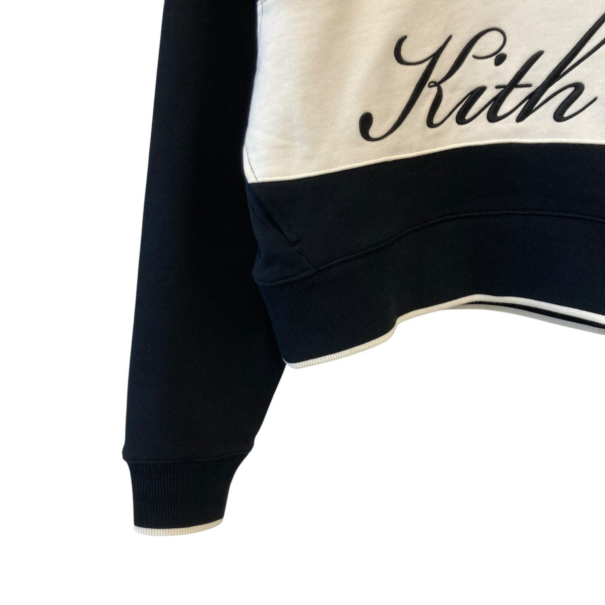 kith キス　ストライプジップアップジャケット ブラック 中古・古着通販】KITH (キス) Full Zip Sweater ネイビー