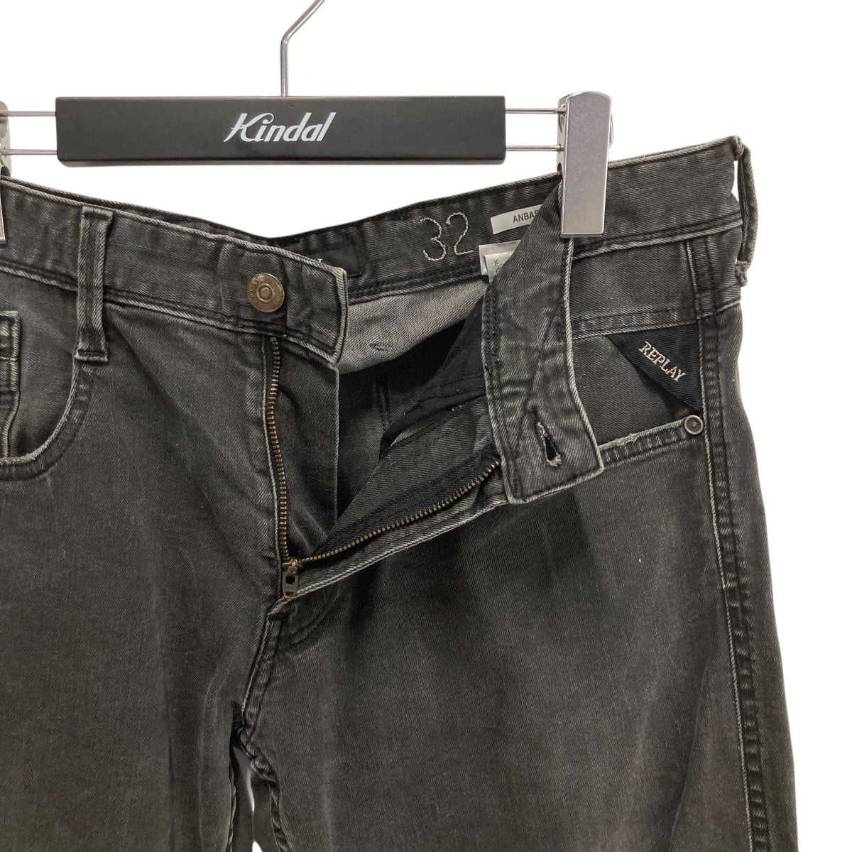 REPLAY(リプレイ) HYPER FLEX+ ANBASS 12ozデニムパンツM914.000.77B