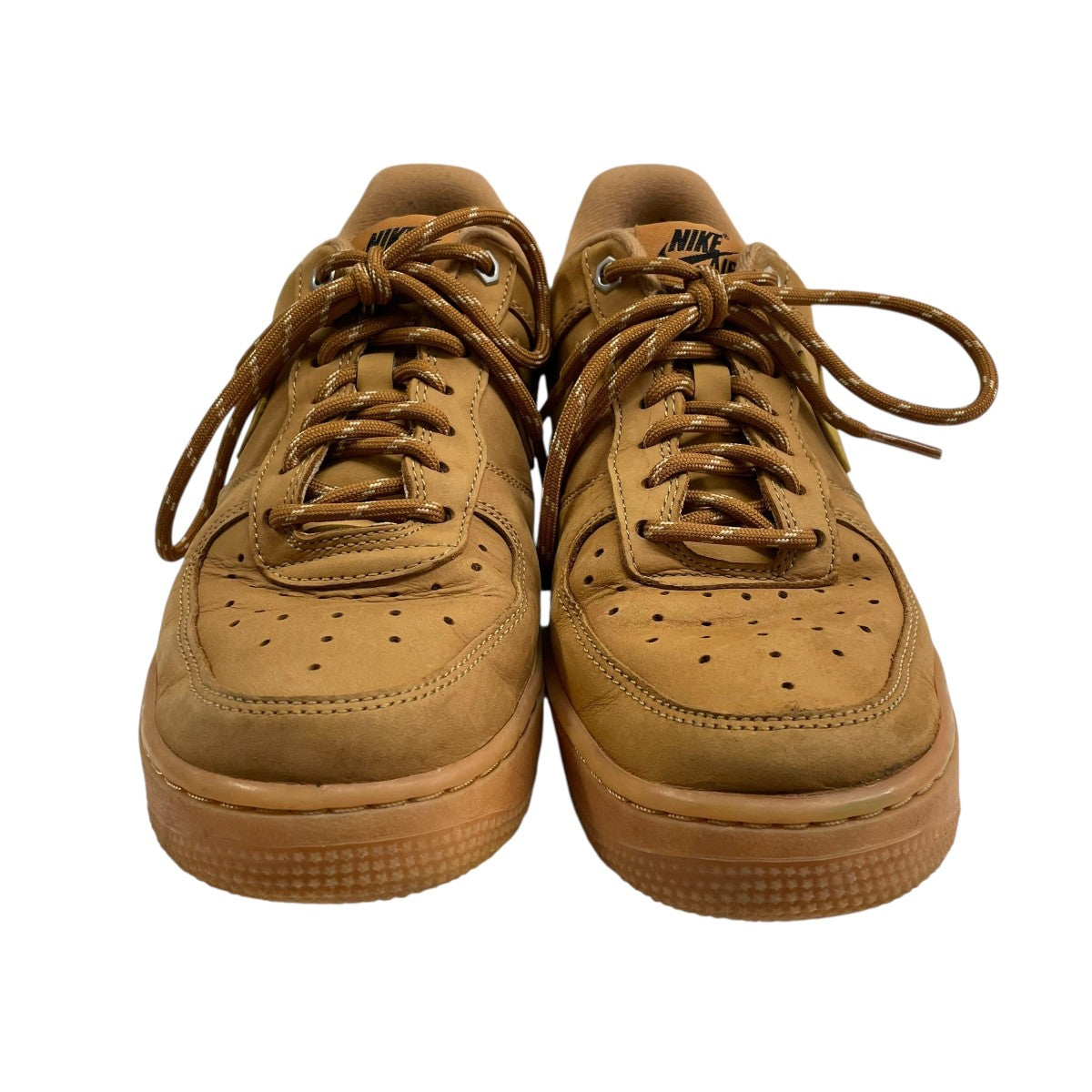 【超美品】ナイキ エア フォース 1 '07 WBブラウン　24cm NIKE AIR FORCE 1 '07 WB FLAX/WHEAT-GUM LIGHT BROWN-BLACK