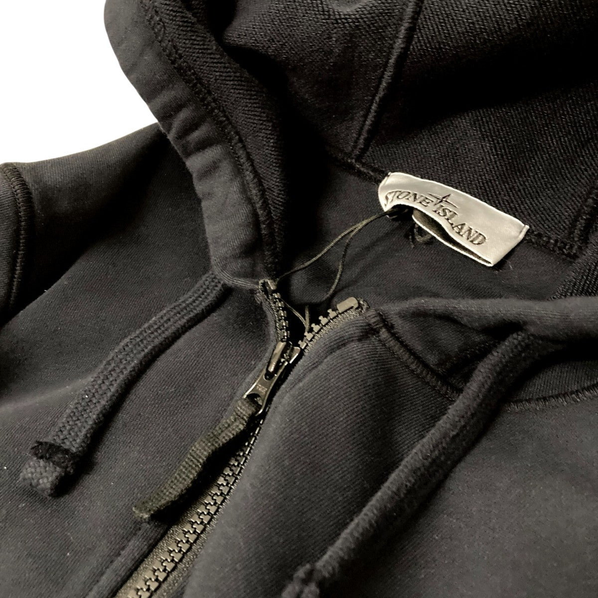 STONE  ネイビー パーカー Sサイズ STONE ISLAND(ストーンアイランド) 25SSジップパーカー