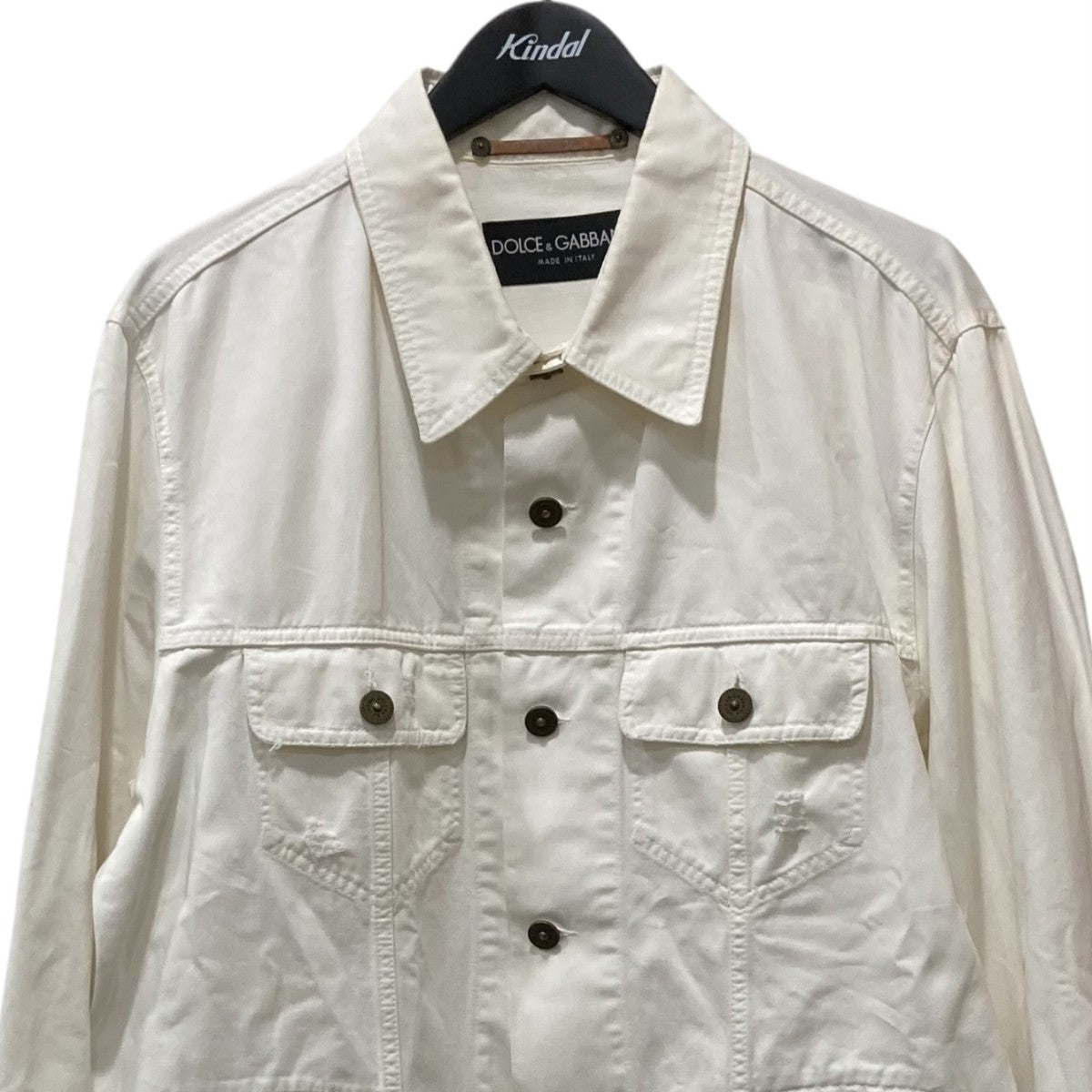 DOLCE & GABBANA コットンジャケット Cotton denim bomber jacket with tag in Multicolor for Men