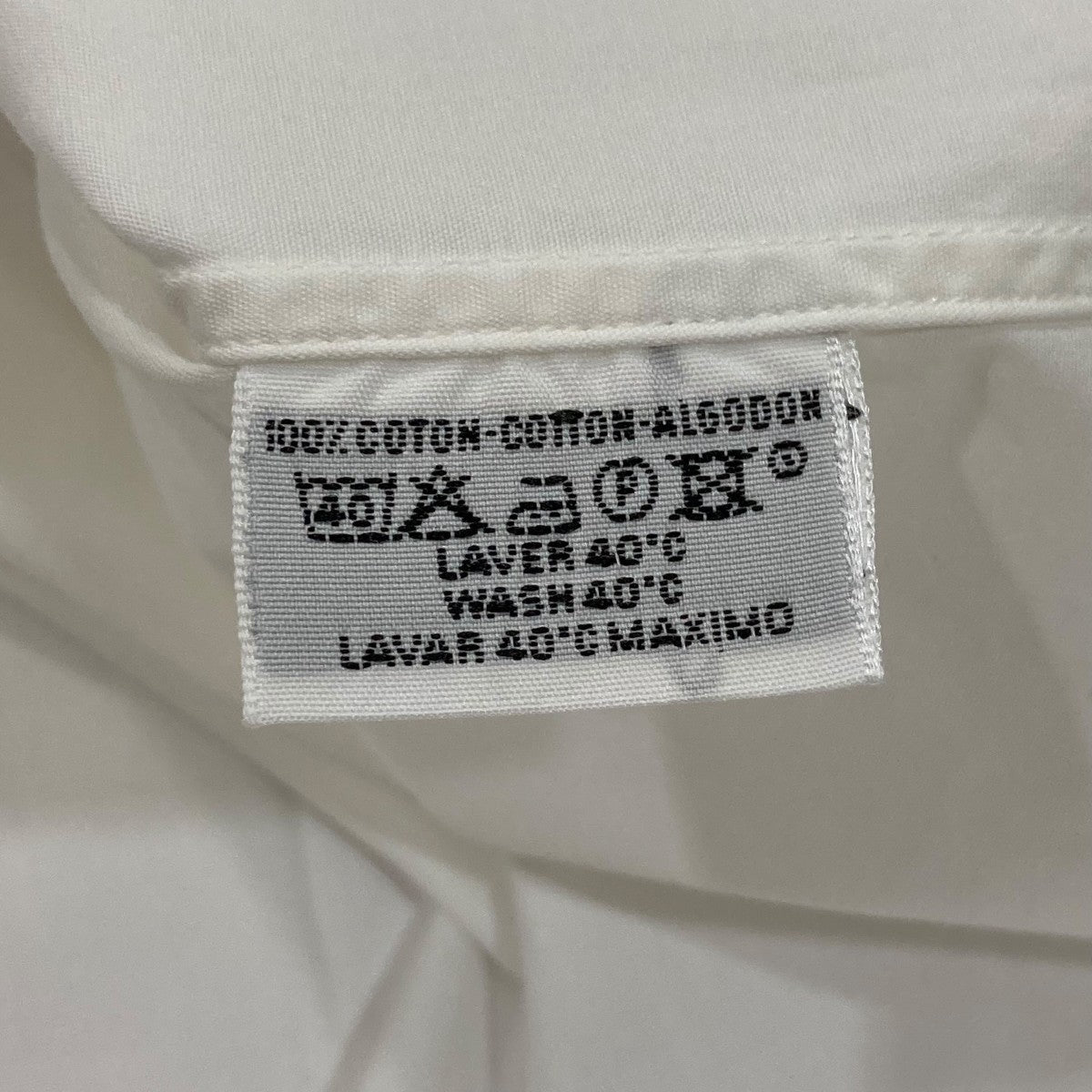 エルメス　真っ白なシャツ　超美品　HERMES ランク N 新品 HERMÈS エルメス シャツ スポーティーフィット