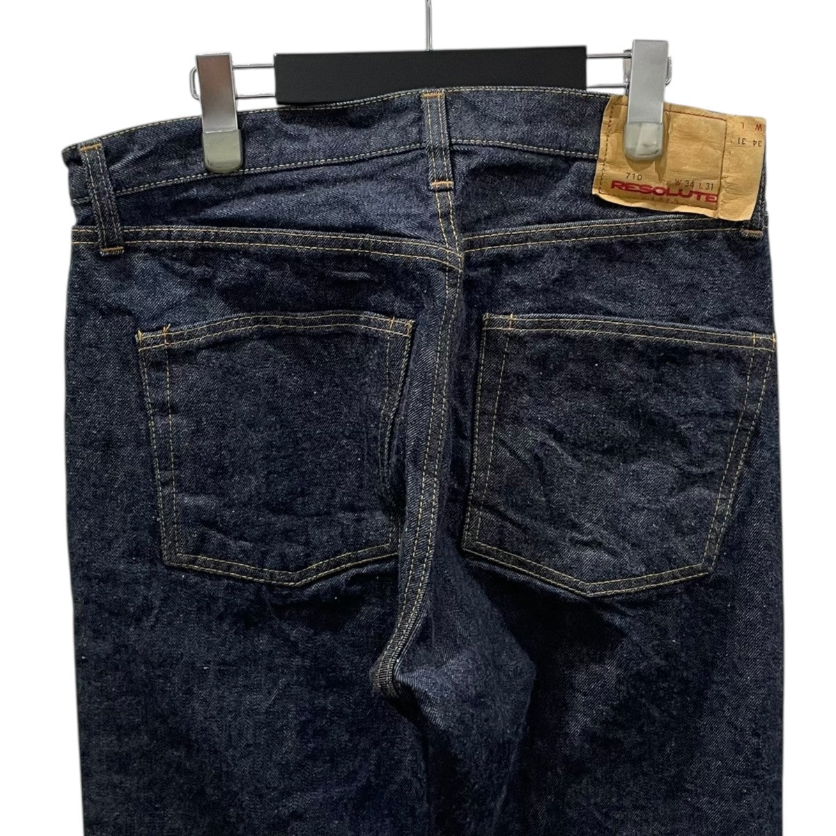 希少サイズ　限定RESOLUTE AA710 W34 L31 リゾルト RESOLUTE/ 15周年記念 ゴーストブラック デニム 66モデル