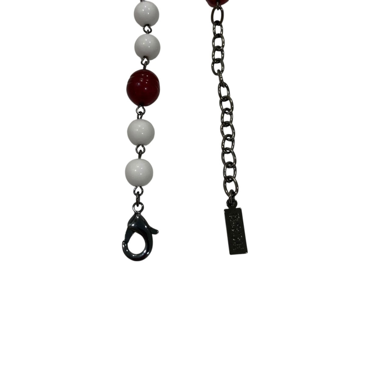 新品　BODE Trinket man ネックレス　bode BODE(ボーディ) Trinket Manネックレス ホワイト×レッド｜【公式