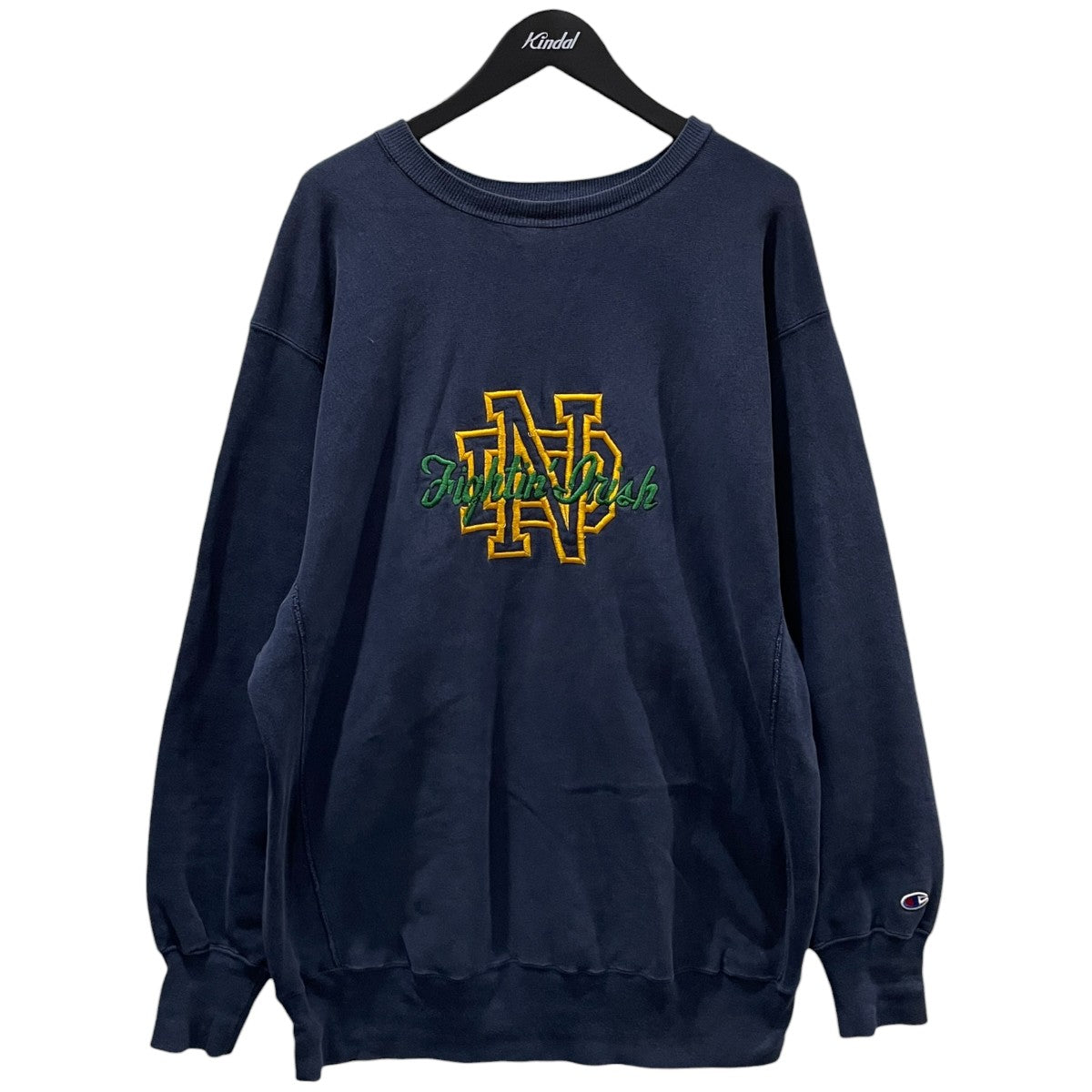 90s カレッジスウェットトレーナー University of Notre Dame ノートルダム大学 REVERSE WEAVE リバースウィーブ