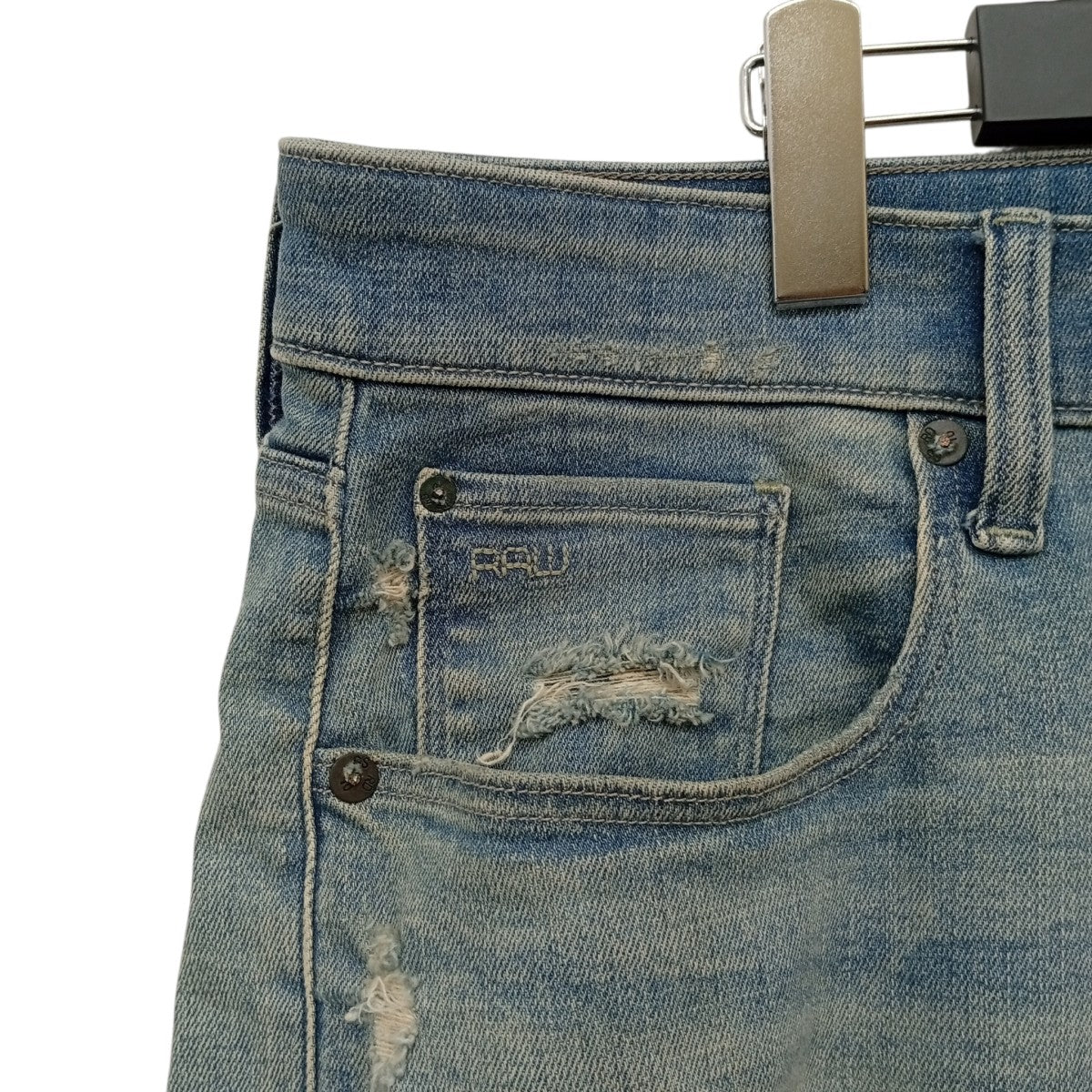 G-STAR RAW Denim Slim ShortsハーフパンツD17418-C051-C278 古着・中古-6枚目のアイテム画像