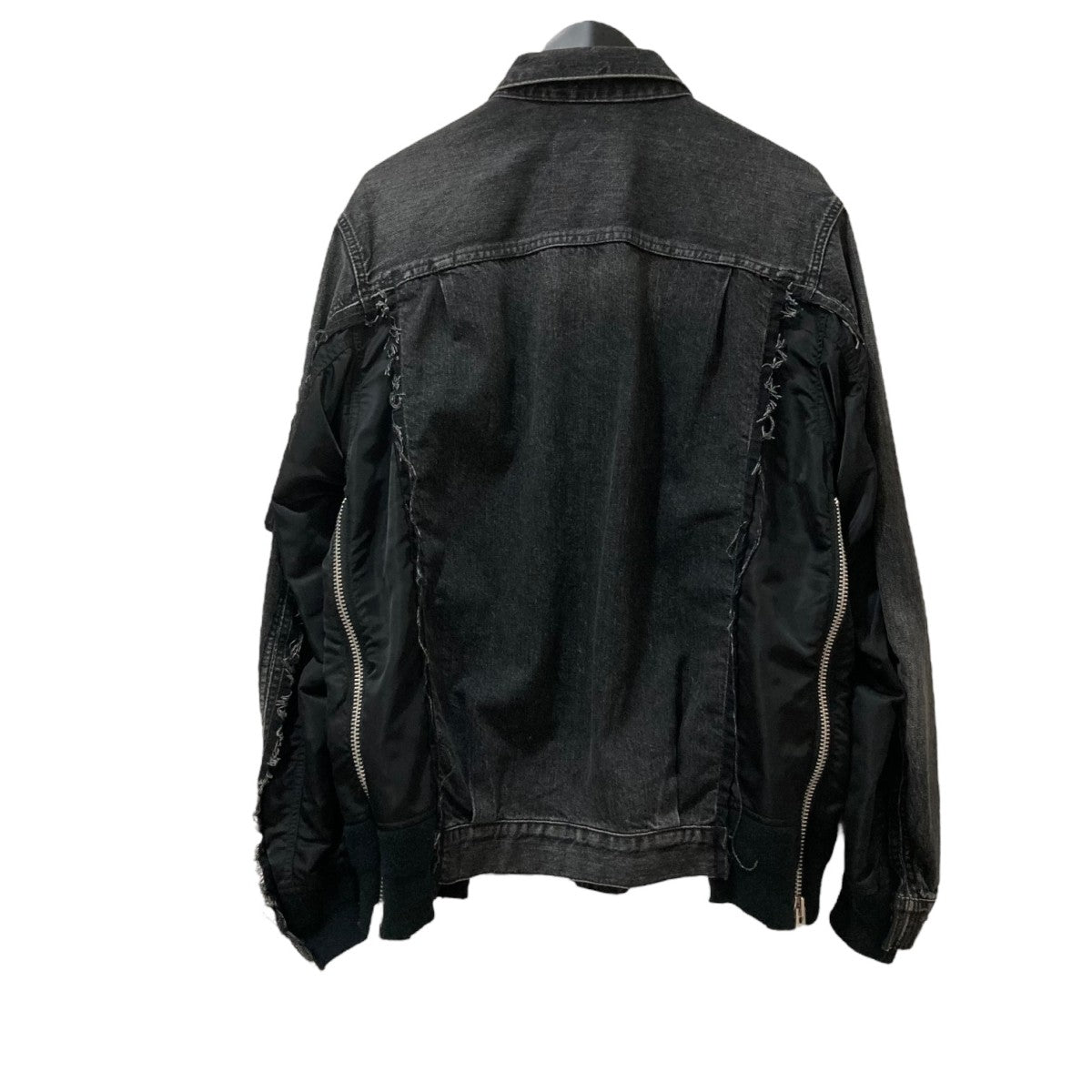サカイ デニムジャケット ドッキング SCM-0022 sacai sacai(サカイ) デニムジャケットSCM-022 SCM-022 ブラック