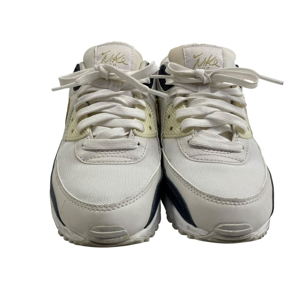 NIKE(ナイキ) WMNS Air Max 90 NN White Metallic GOLD-OBSIDIAN