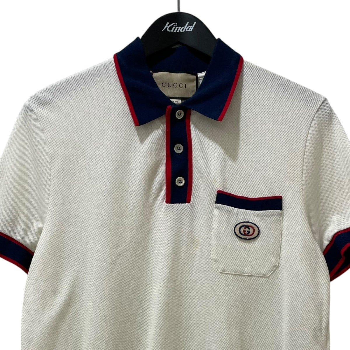 GUCCI(グッチ) 半袖ポロシャツ653380 653380 アイボリー