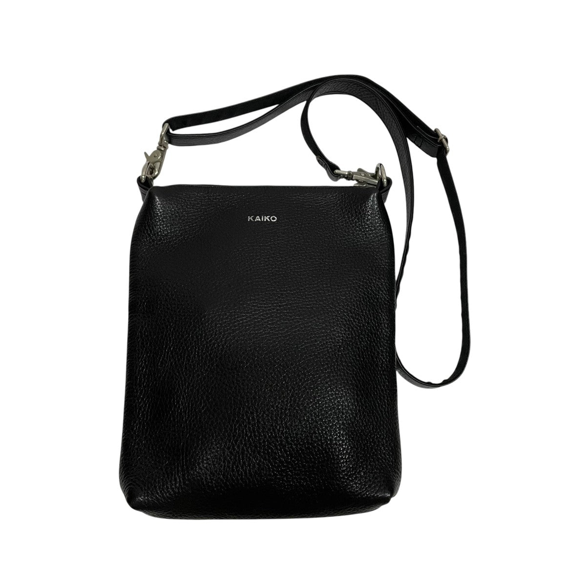 KAIKO バック KAIKO Leather Shoulder Bag [BLACK] - Fresh Service NECESSARY