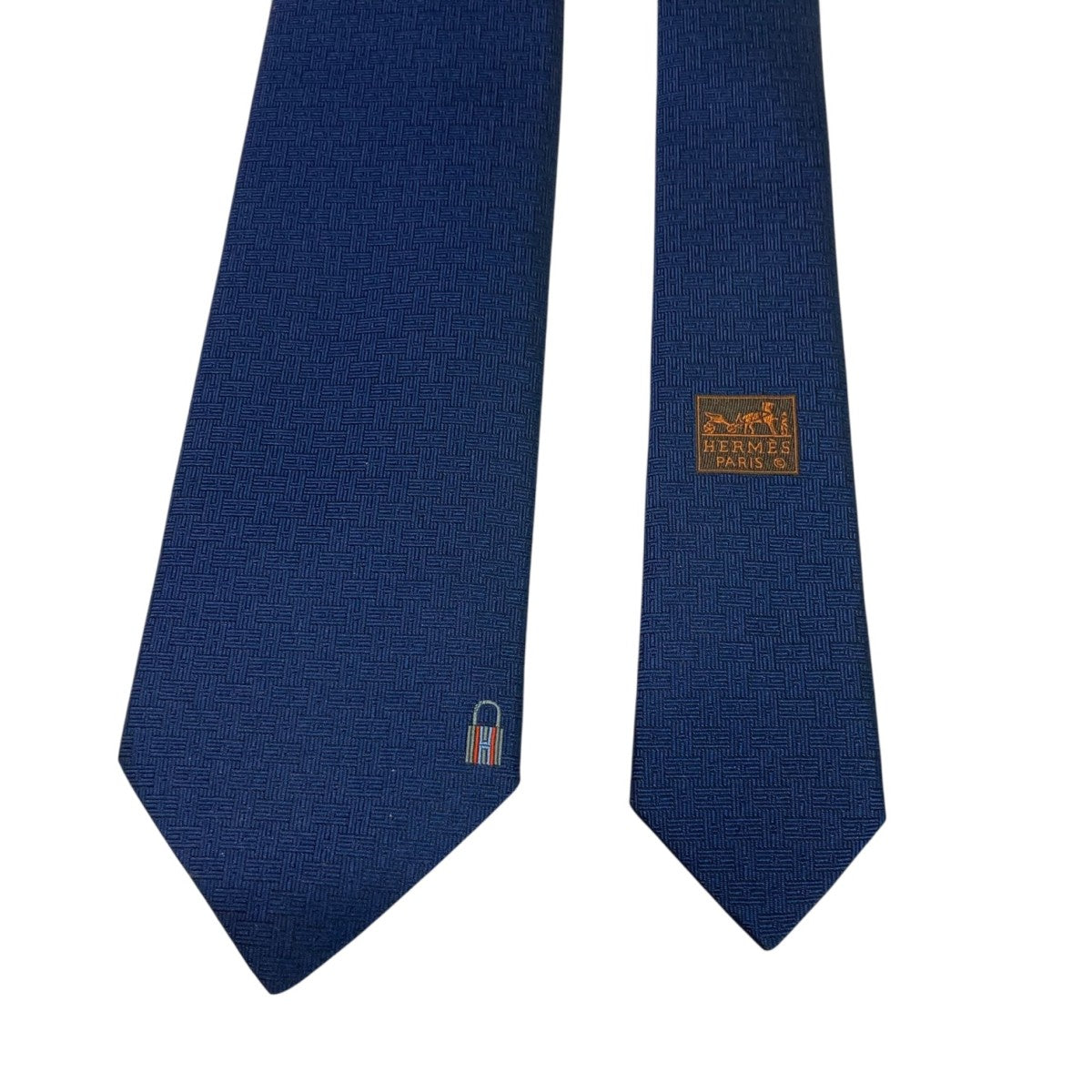 HERMES(エルメス) PINCES H MARINEネクタイ659343T 659343T