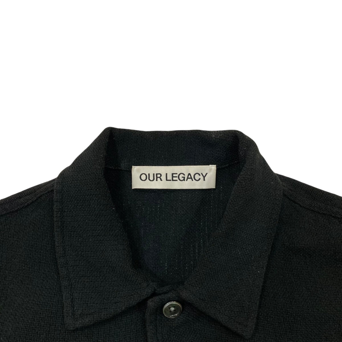 OUR LEGACY ブラック 半袖シャツ 50 OUR LEGACYのブラック Heusen 半袖シャツがセール中