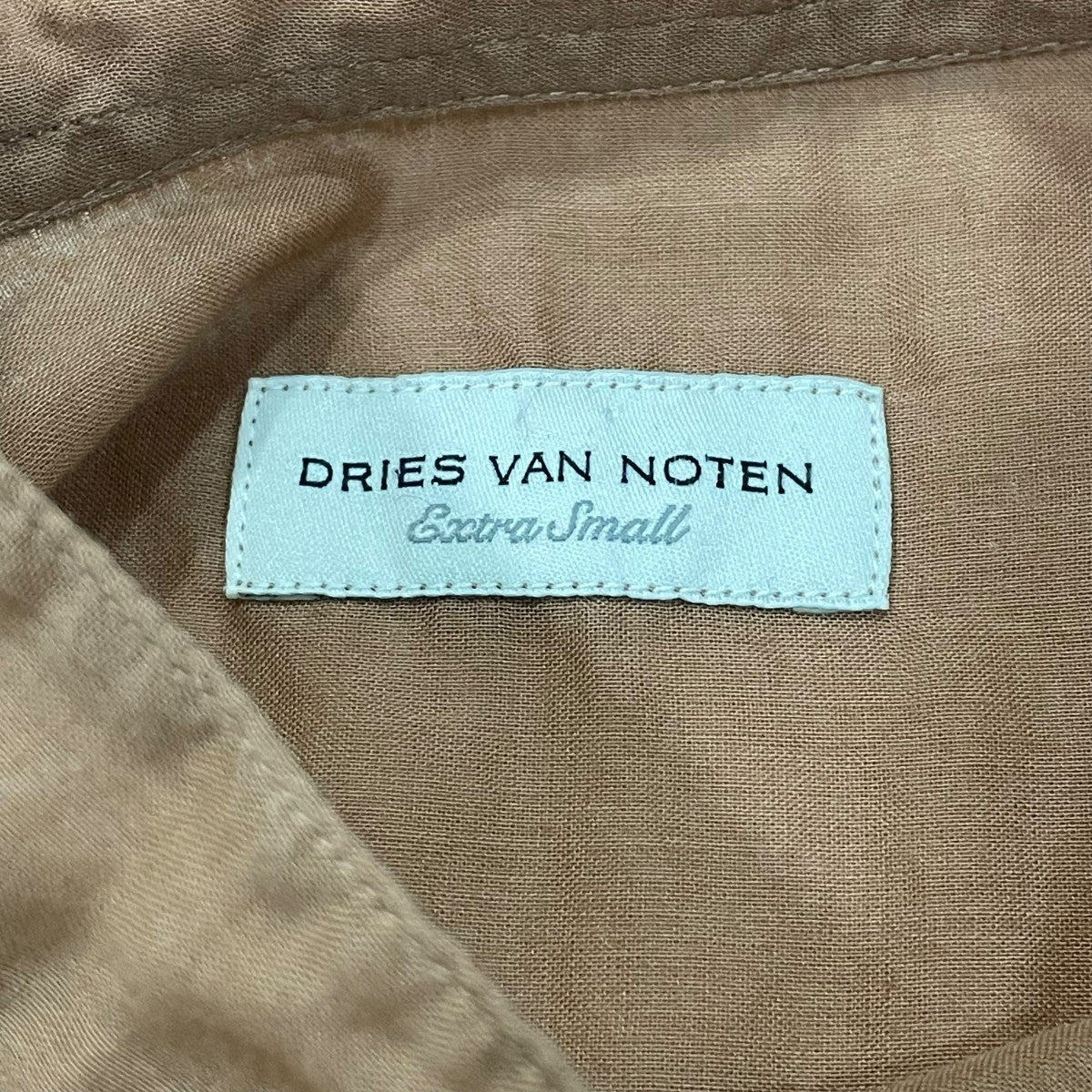 DRIES VAN NOTEN シアーシャツワンピース71-06-81-06007 古着・中古-7枚目のアイテム画像