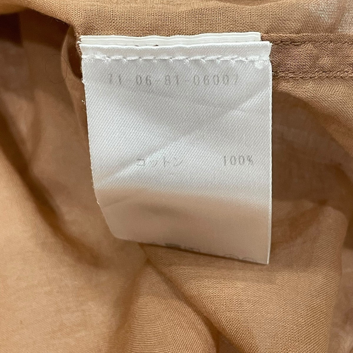 DRIES VAN NOTEN シアーシャツワンピース71-06-81-06007 古着・中古-8枚目のアイテム画像