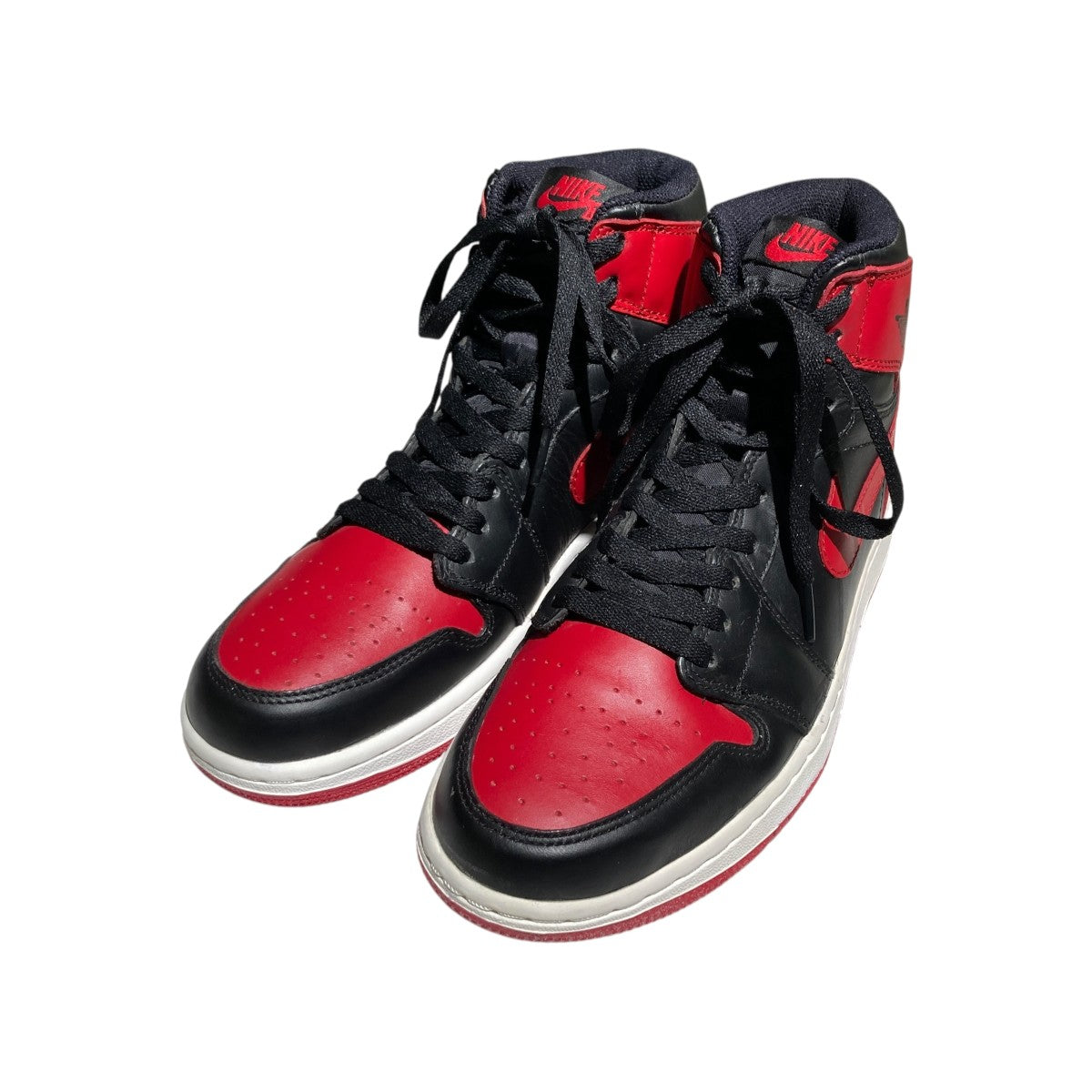 NIKE Air Jordan 1 Retro High OG Bredハイカットスニーカー555088-023 古着・中古-1枚目のアイテム画像