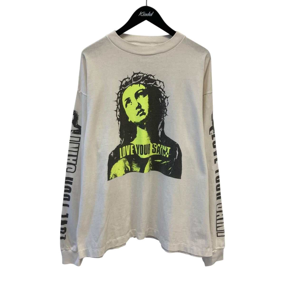 SAINT MICHAEL LS TEE ／ LOVE UR SAINTロングカットソーSM-YS1-0000-017 古着・中古-1枚目のアイテム画像