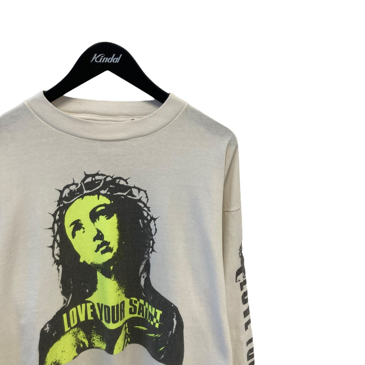 SAINT MICHAEL LS TEE ／ LOVE UR SAINTロングカットソーSM-YS1-0000-017 古着・中古-3枚目のアイテム画像