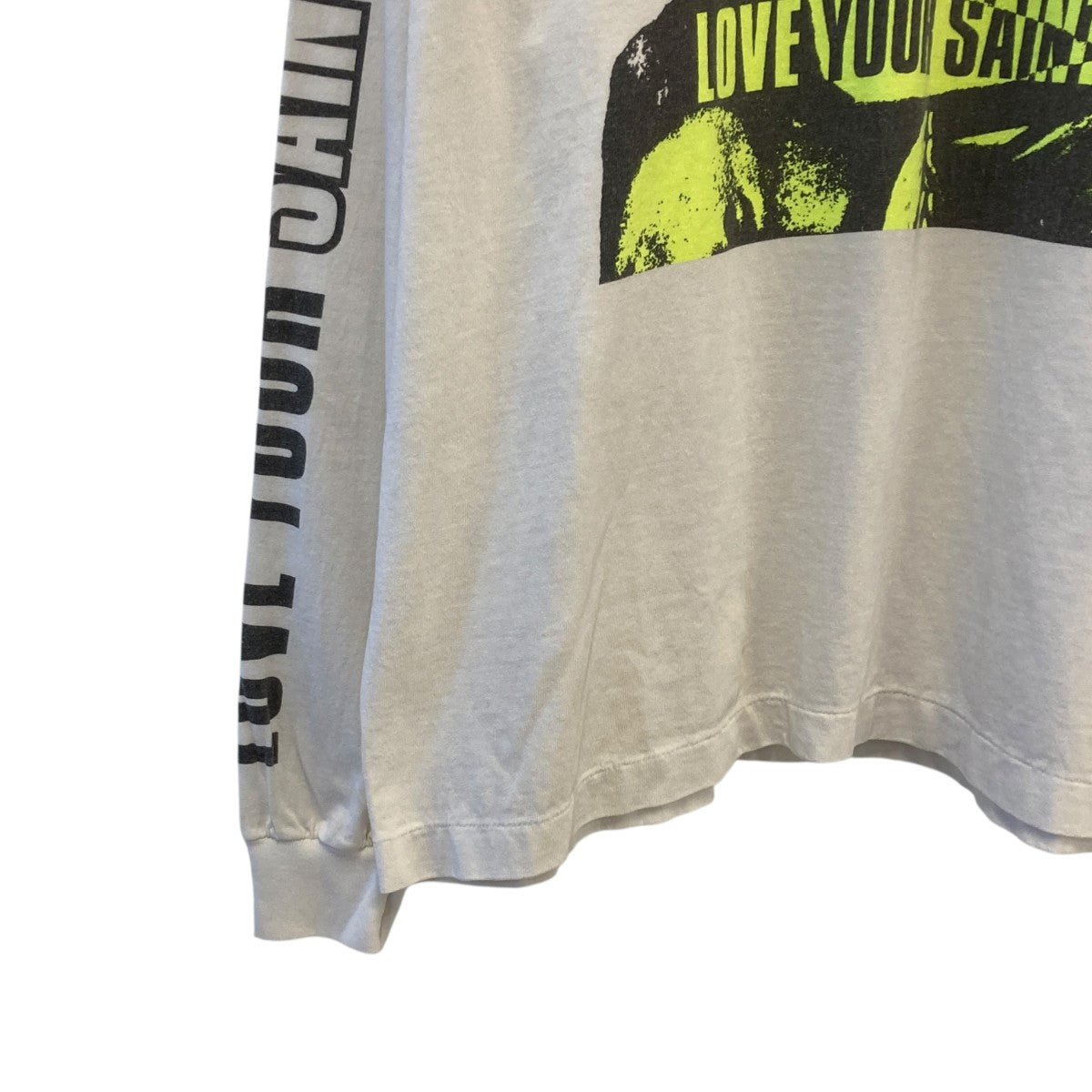 SAINT MICHAEL LS TEE ／ LOVE UR SAINTロングカットソーSM-YS1-0000-017 古着・中古-4枚目のアイテム画像