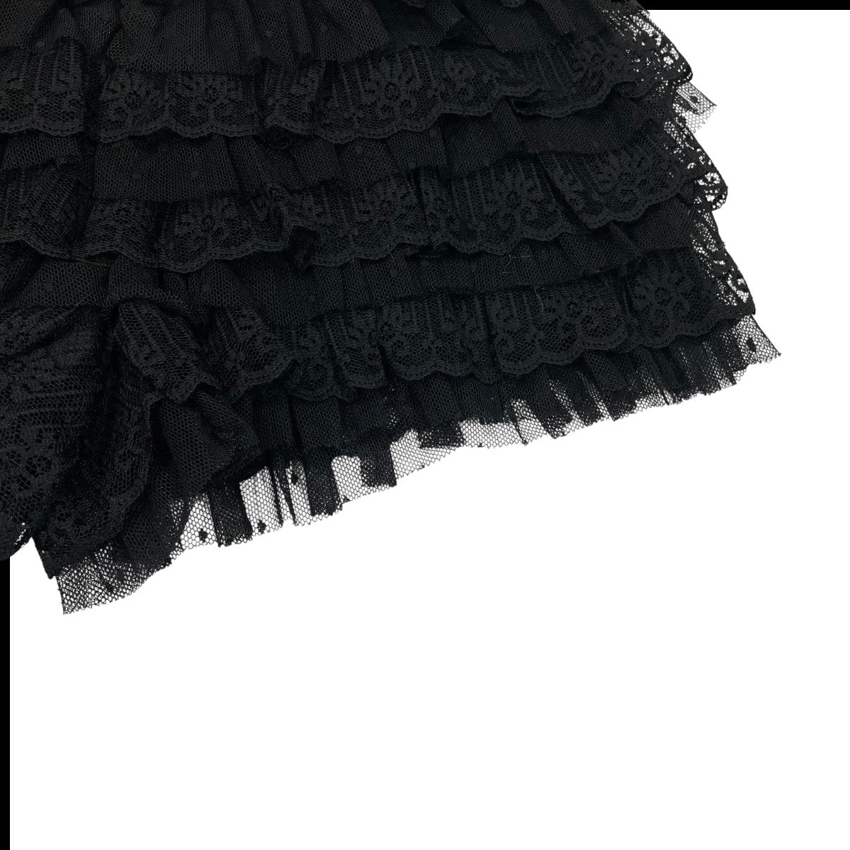Jaded London ブラックフリルショートパンツ Jaded London(ジェイデッドロンドン) フリルショートパンツ