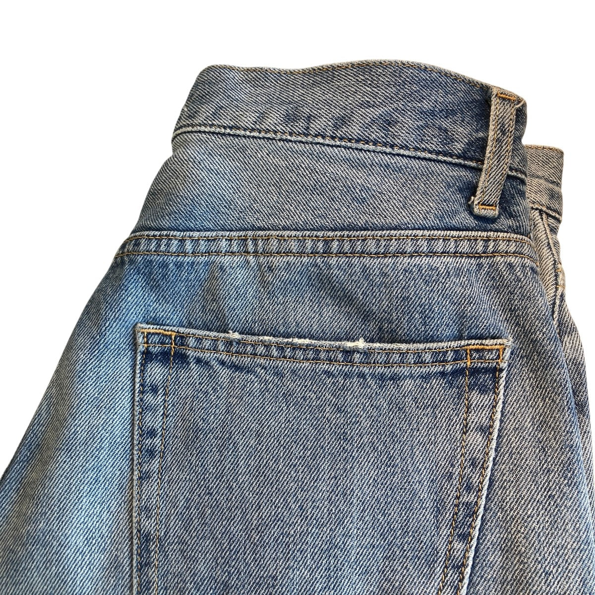 パンツ WIDE BAGGY STRAIGHT moussy MOUSSY（マウジー）の「WIDE BAGGY STRAIGHT（デニムパンツ